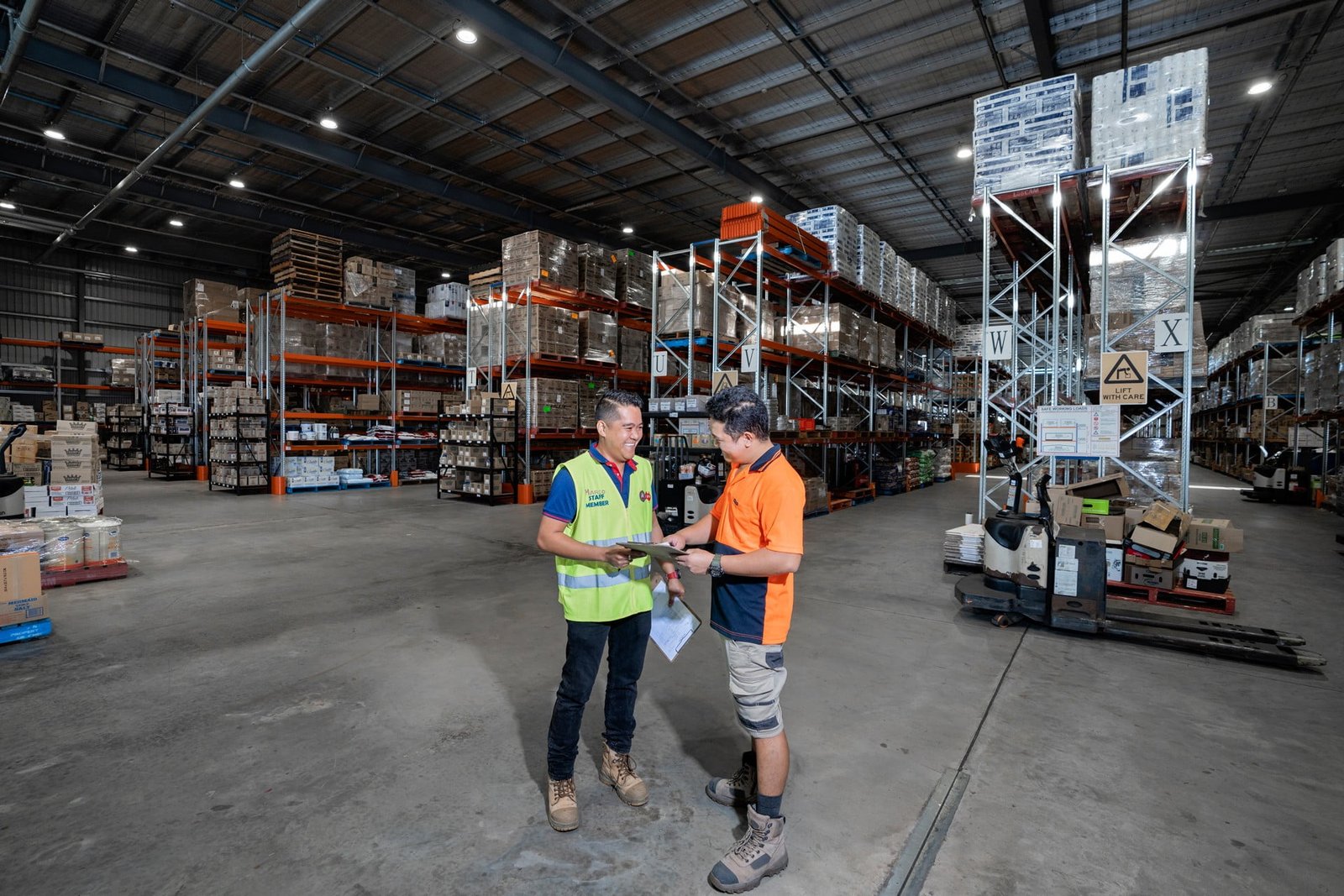 AUFS warehouse staff