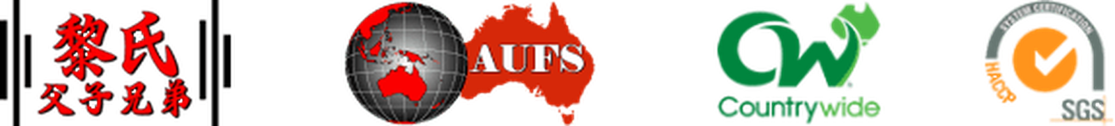LayGroup · AUFS · Countrywide · SGS HACCP Certified
